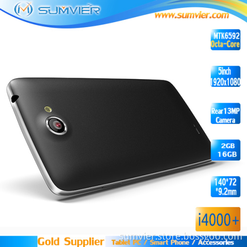 Octa-Core Mtk6592 Smart Phone with 5inch 1920*1080 IPS 2/16g
